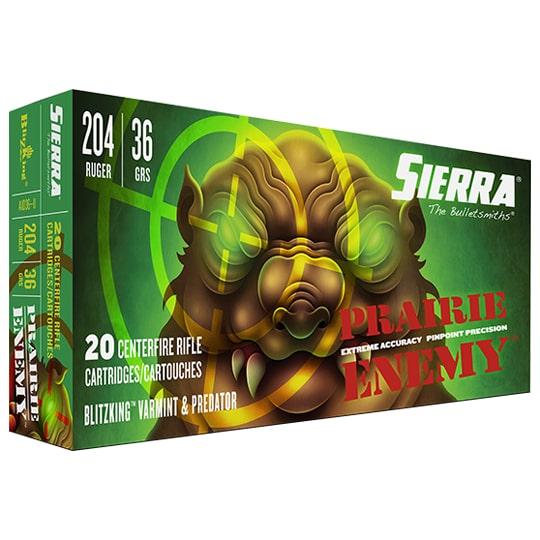 Sierra Ammo 204 Ruger 36 Gr Blitzking 20 Rounds