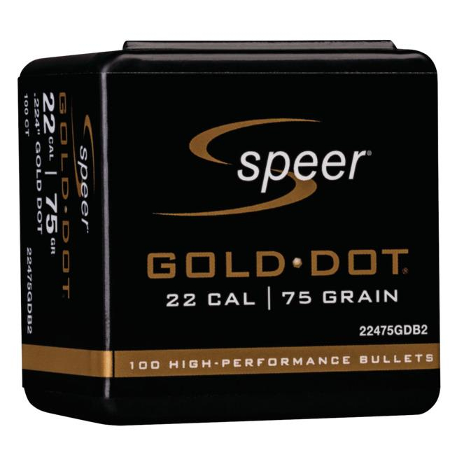 Speer .224 75-GR Gold Dot 100RDS