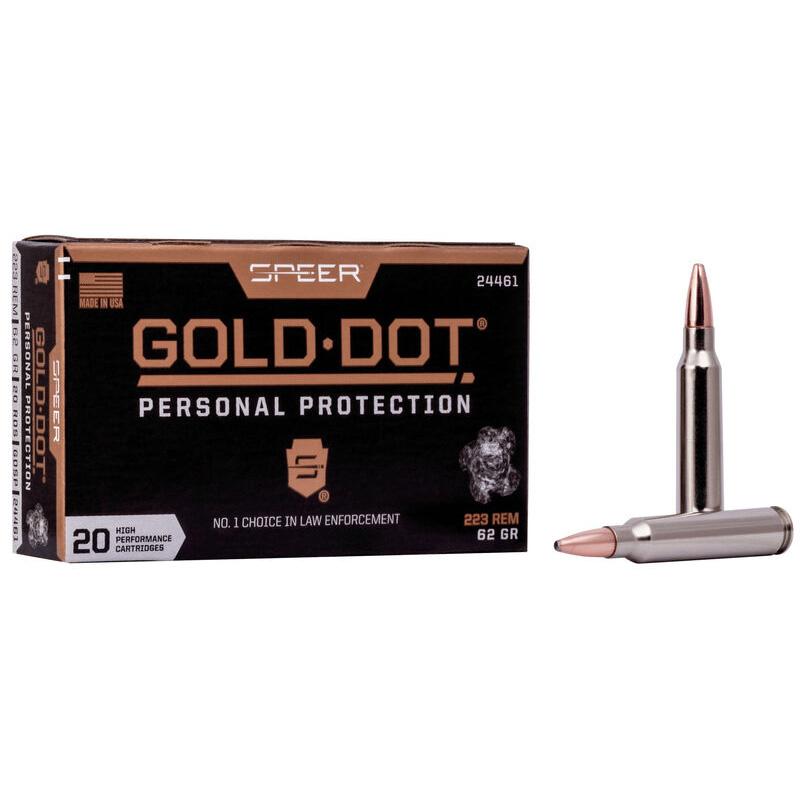 Speer Gold Dot 223 Rem 62 Gr Soft Point 20 Rd