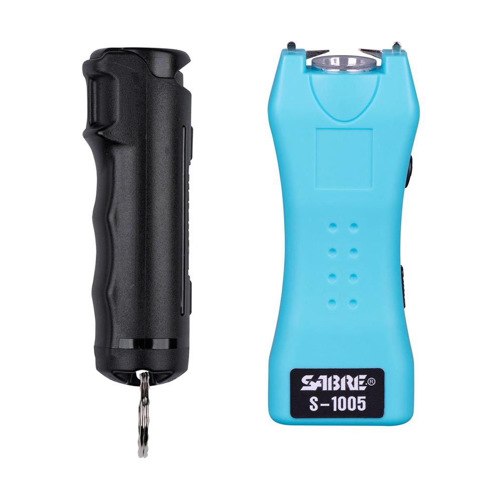 Sabre Stun Gun and Pepper Spray Combo Teal