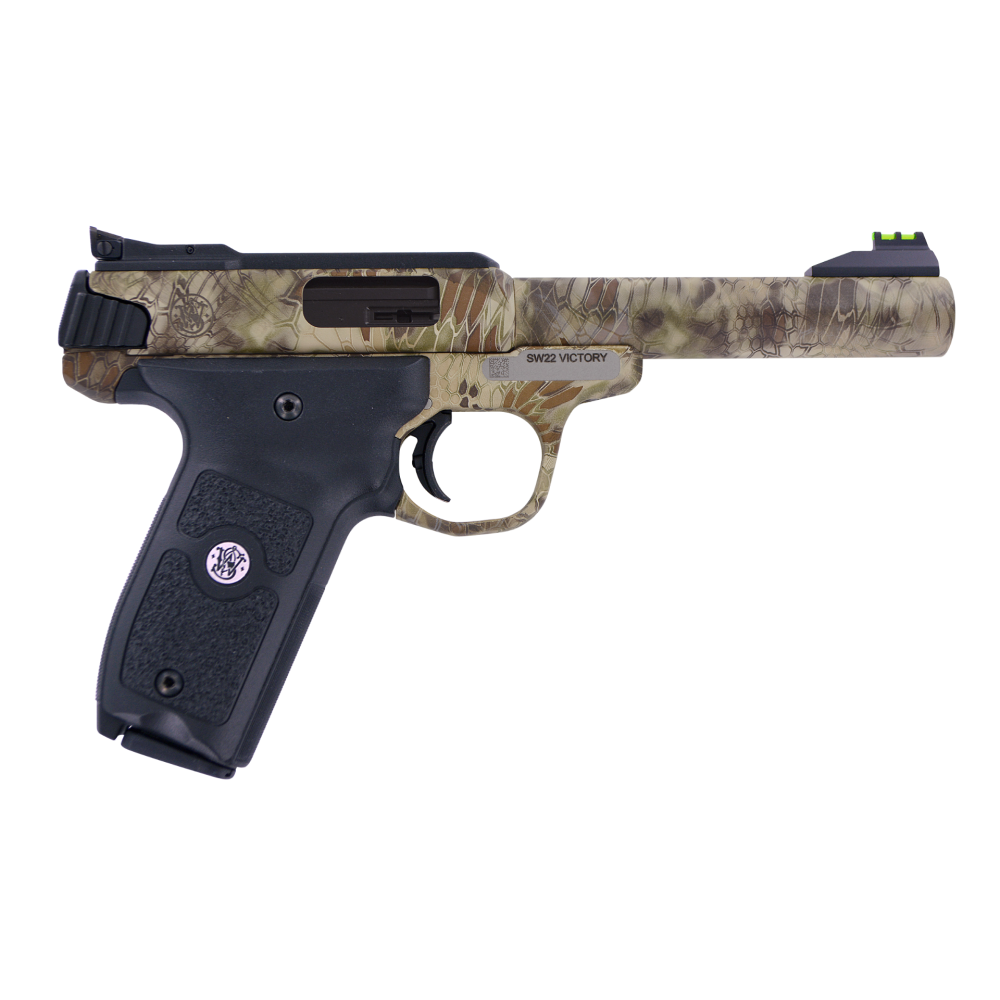 Smith & Wesson SW22LR Victory 22LR 10+1 Kryptek Highlander