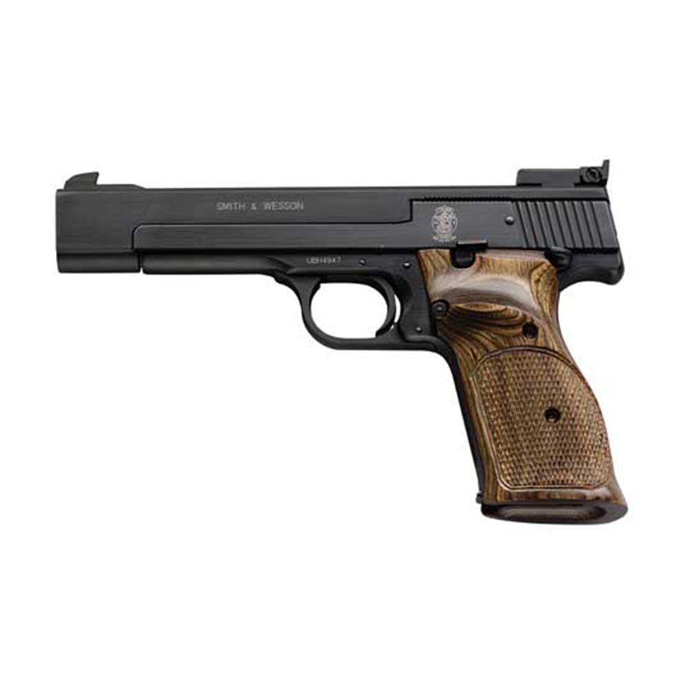 Smith & Wesson M41 22LR 10+1 H-bar Blue-wood Grips