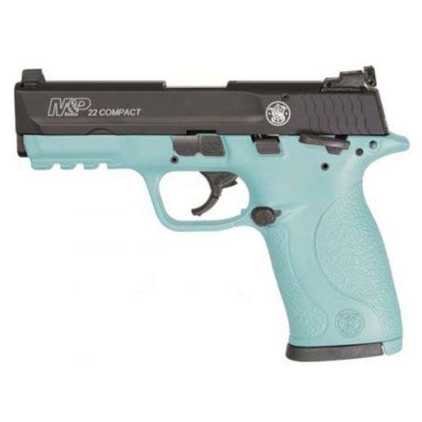 Smith & Wesson M&P22C 22LR 10-ROUND Robins Egg Blue Cerakote
