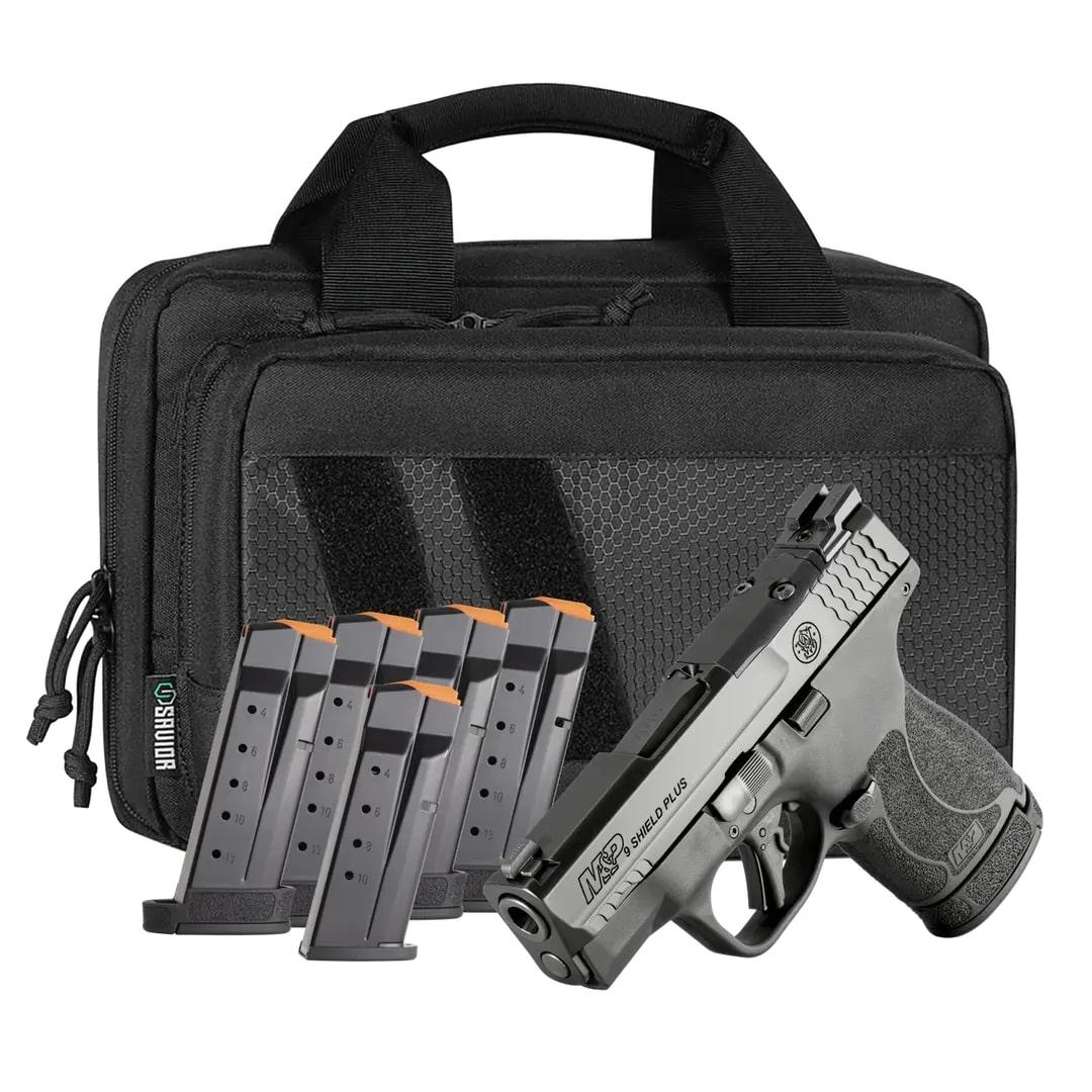 Smith & Wesson M&P9 Shield Plus 9MM 10/13 Rounds Bundle