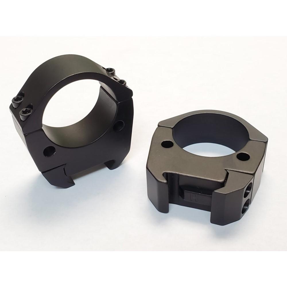 Talley 1IN Modern Sporting Scope Ring Medium Smoke Bronze
