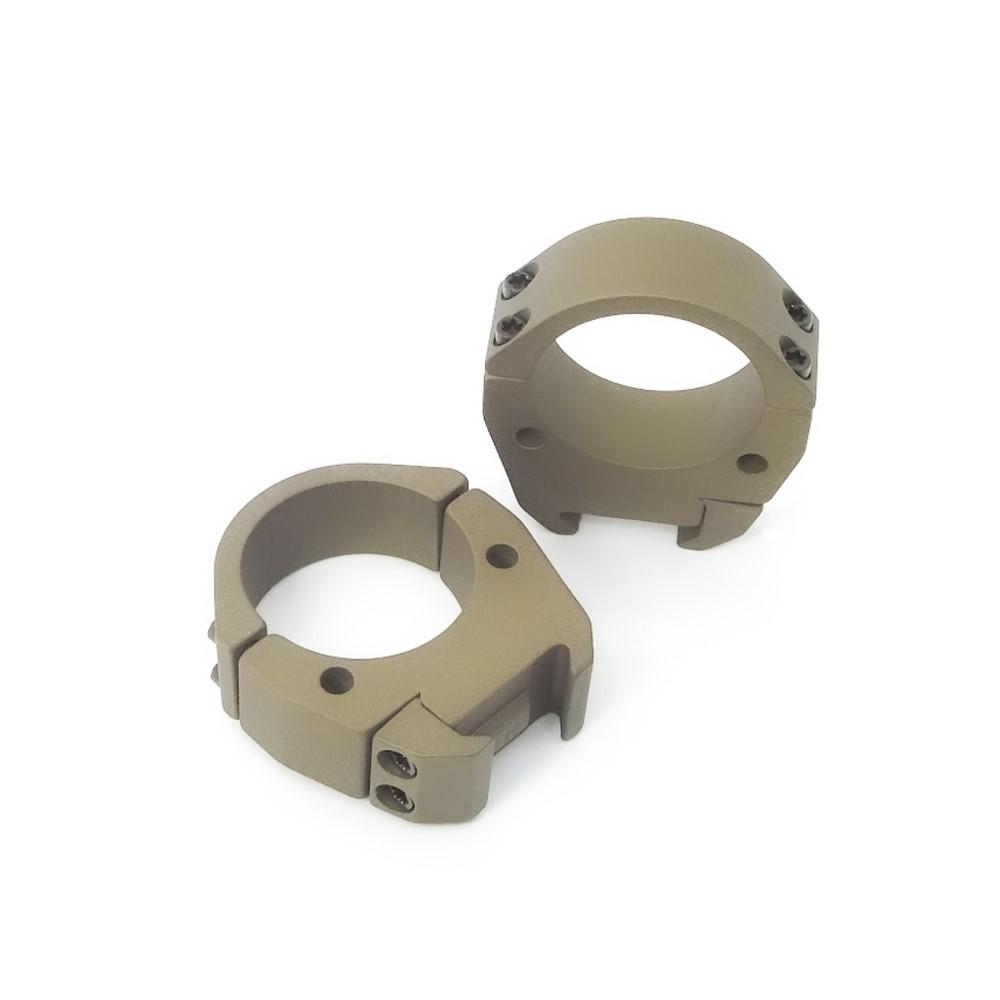 Talley 34MM Modern Sporting Scope Ring Low Burnt Bronze Cerakote