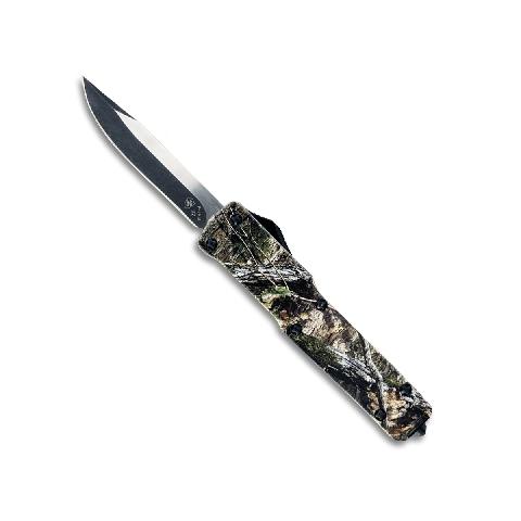 Large Zinc Mossy Oak Obsession Drop Black D2 Knife