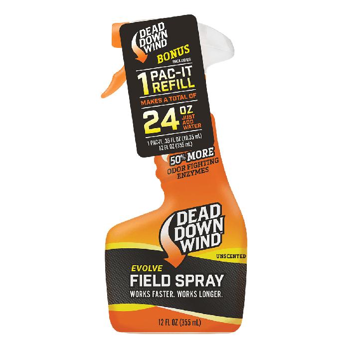 Dead Down Wind Field Spray & Pac-it Refill Combo