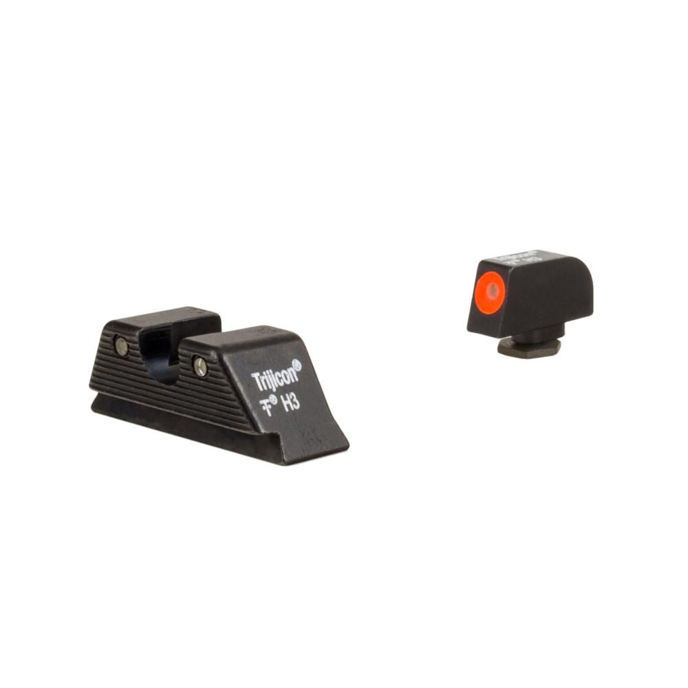 Trijicon Hd Night Sight Mos Fit Rear Orange Front for Glock Models 17-39