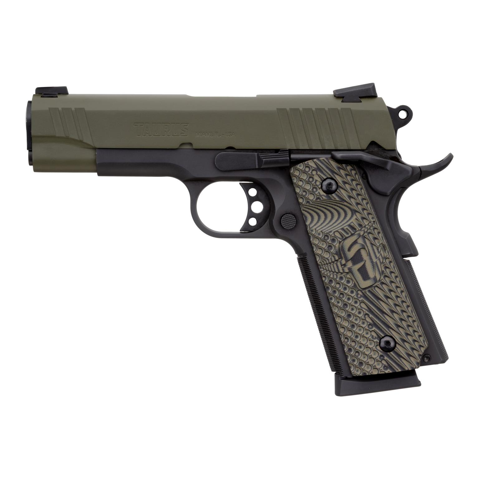 PT1911 Commander 45ACP 8+1 Mil-spec Green Cerakote