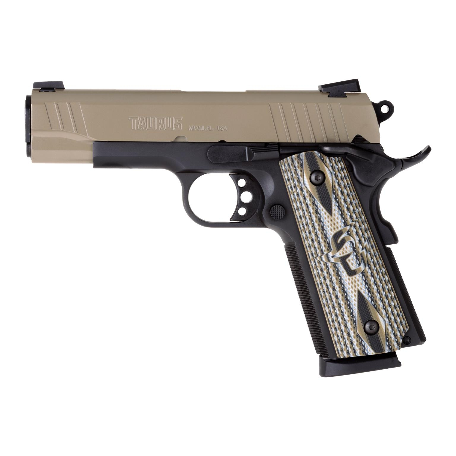 Taurus 1911 Commander 45 Acp 8+1 Sand Cerakote