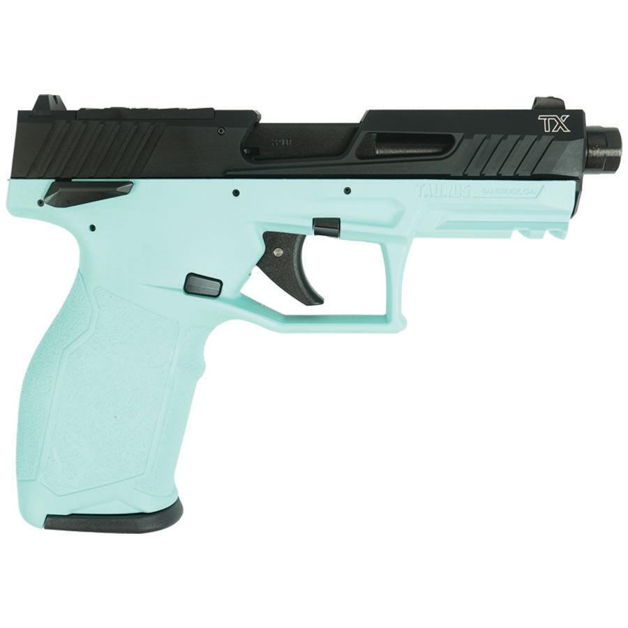 Taurus TX22 22LR 4.6 22+1 Cyan/black