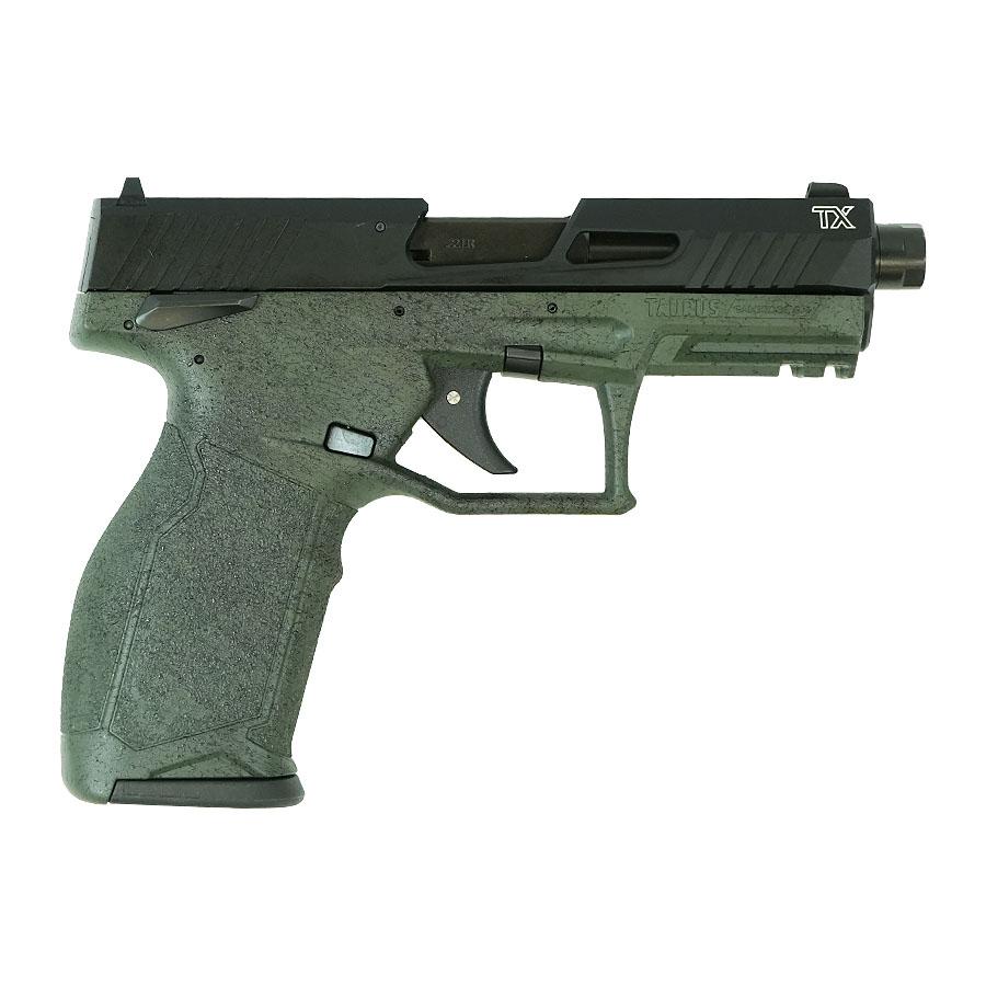 Taurus TX22 22LR 4.6 16+1 Green Splatter/black