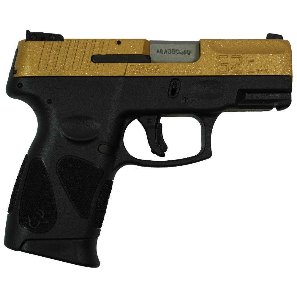 Taurus G2C 9MM 12+1 Custom Gold Glitter