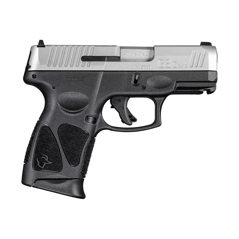 Taurus G3C 9MM 12+1 Black/stainless 3.26 Compact Pistol