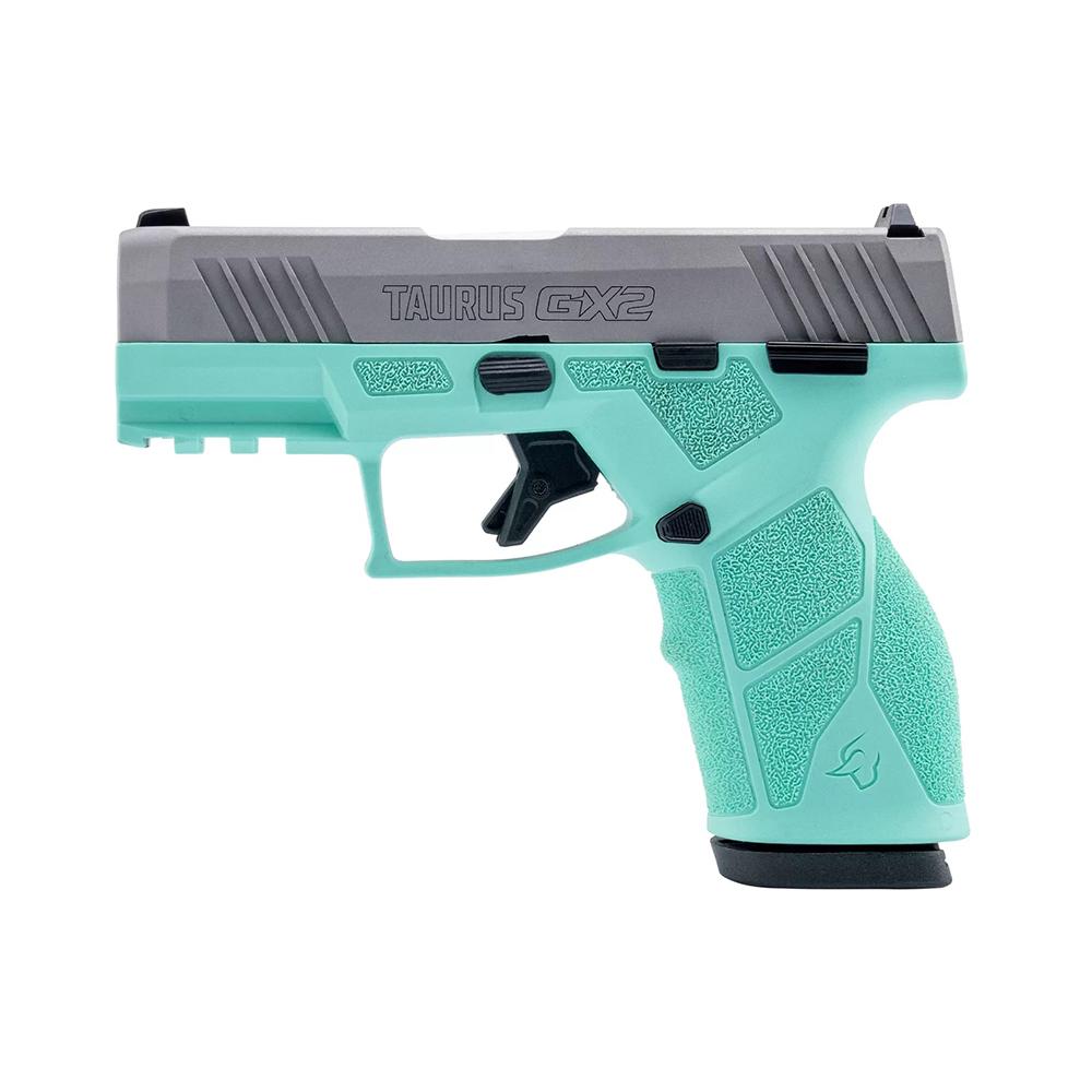 Taurus GX2 9MM 13+1 Cyan Frame Stainless Slide