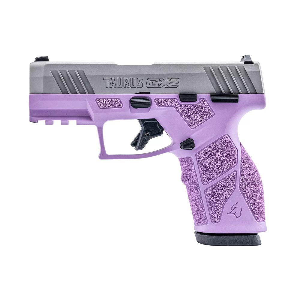 Taurus GX2 9MM 13+1 Light Purple Frame Stainless Slide