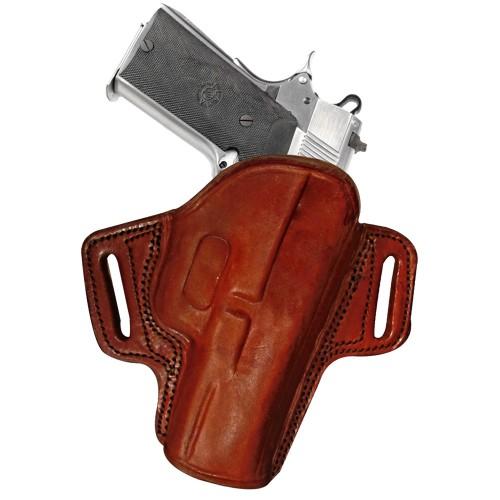 Open Top Belt Holster Brown Right Hand Taurus Judge
