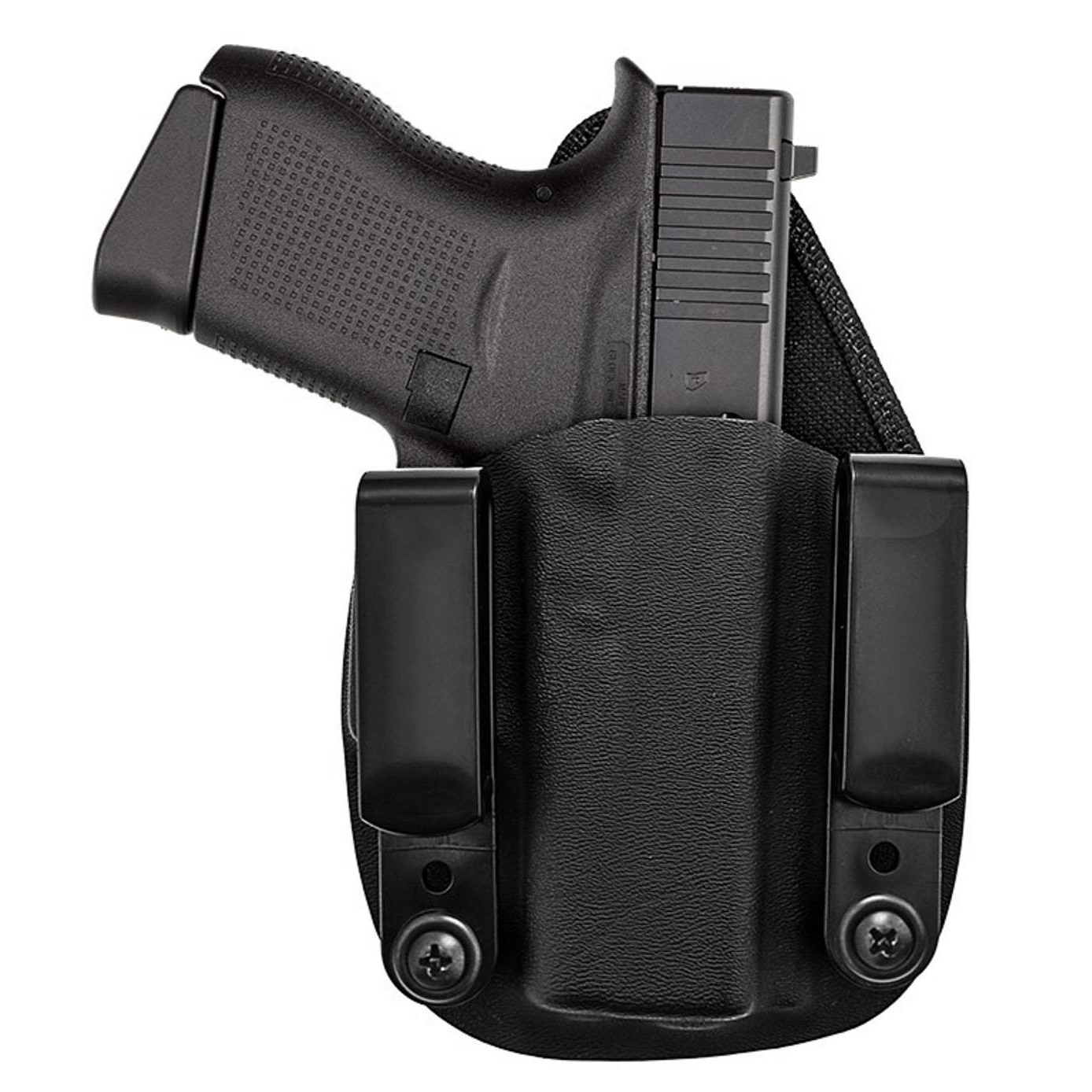Hybrid Iwb Kydex Holster for Glock 43 - Black Ambidextrous