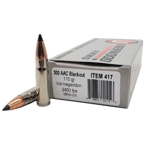 300 Aac Blackout 110 Grain Varmageddon Ammo 20 Rnd