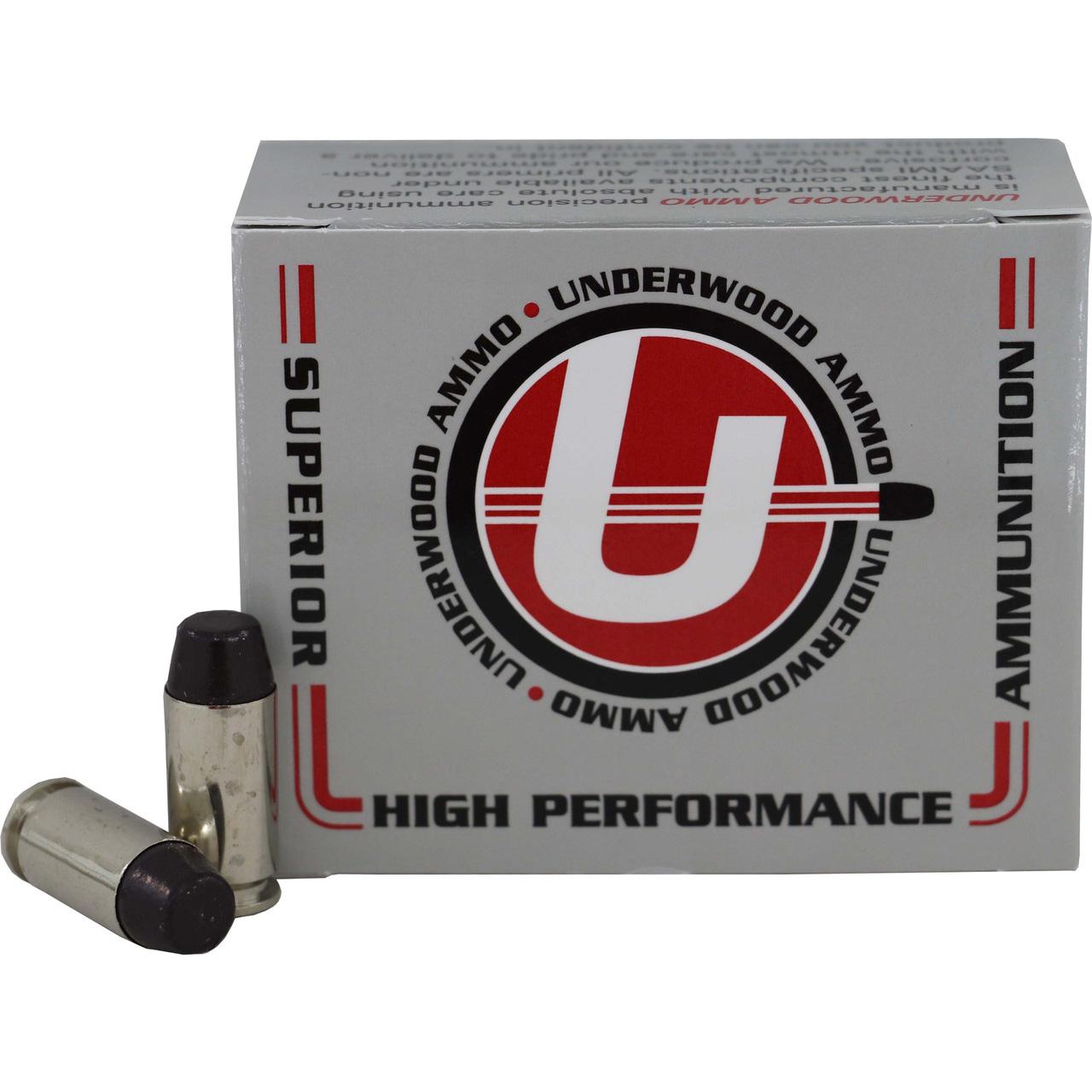 40 S&w 200 Grain Hard Cast Flat Nose Ammo 20 Rnd