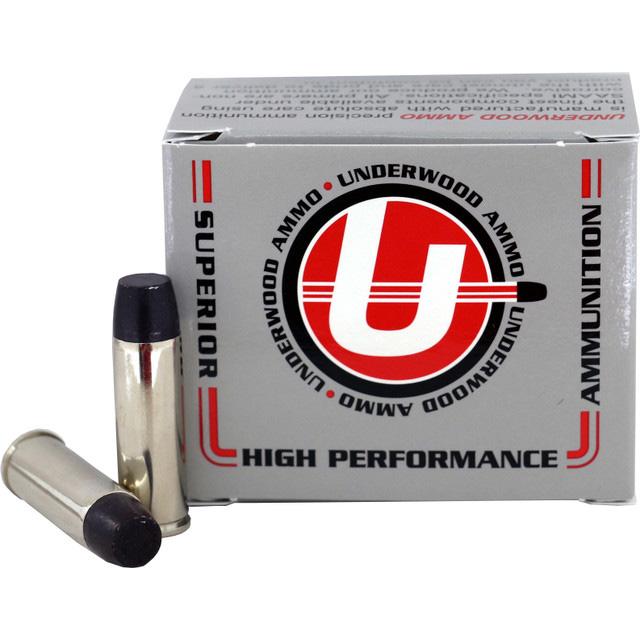 Underwood 41 Remington Magnum 265 Grain Lead Wide Long Nose Ammo 20 Rnd