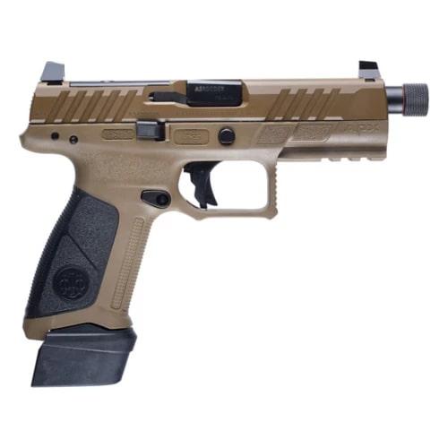 Beretta Apx A1 Tactical 9MM 21+1 Fde Optics Ready