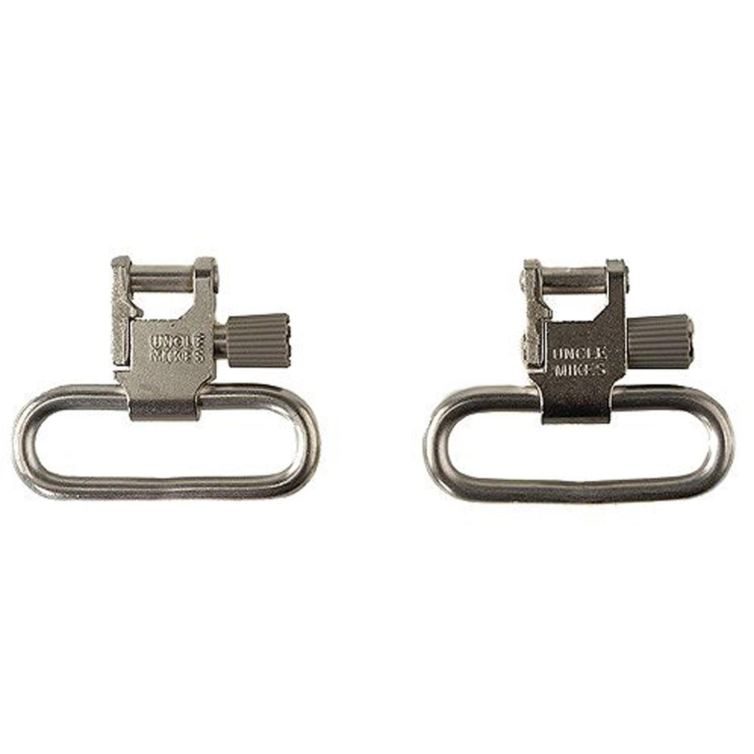 Uncle Mikes Super Swivels 1.25 Nickel Silver 2-PACK