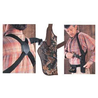 Uncle Mikes Vertical Shoulder Holster Size 1 Black Right Hand
