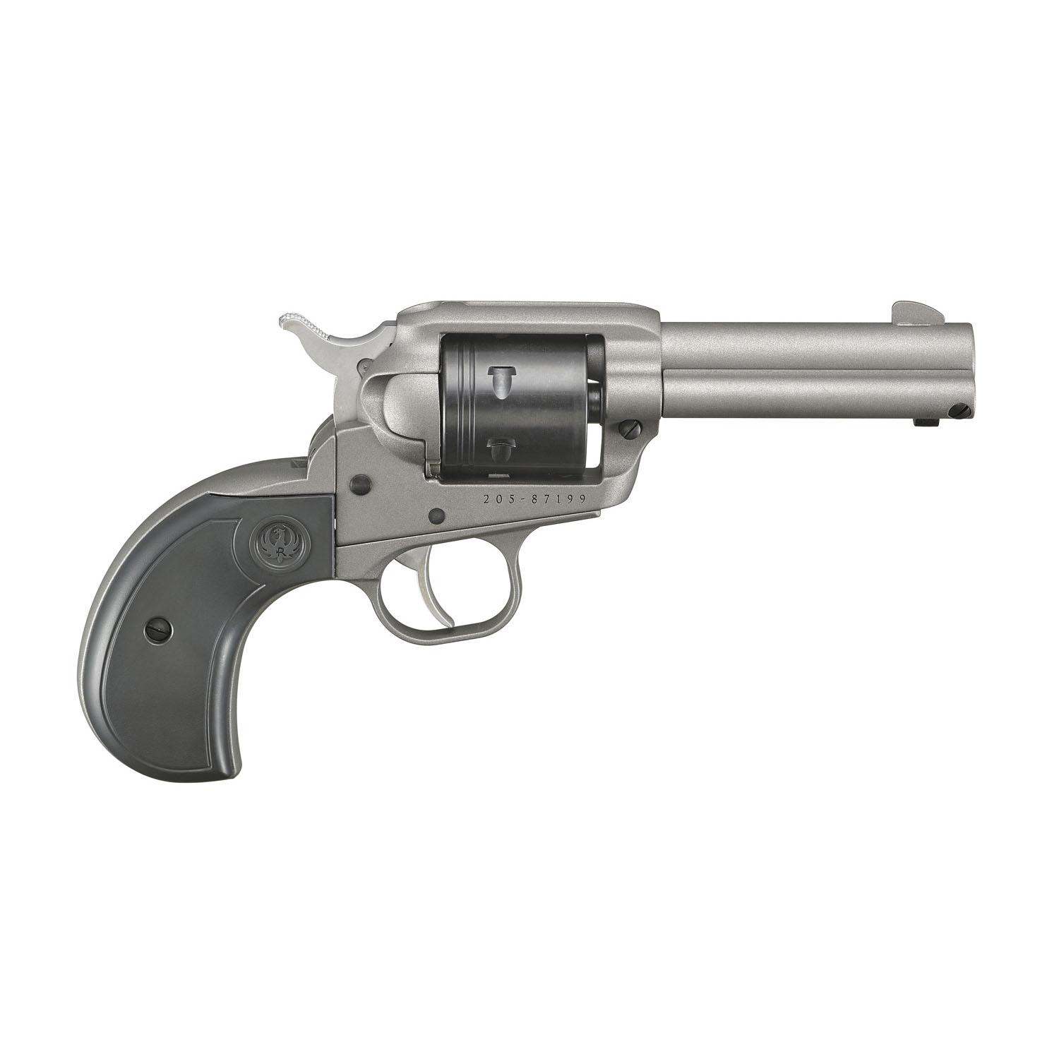 Ruger Wrangler 22LR 3.75 6RD Silver Cerakote Revolver