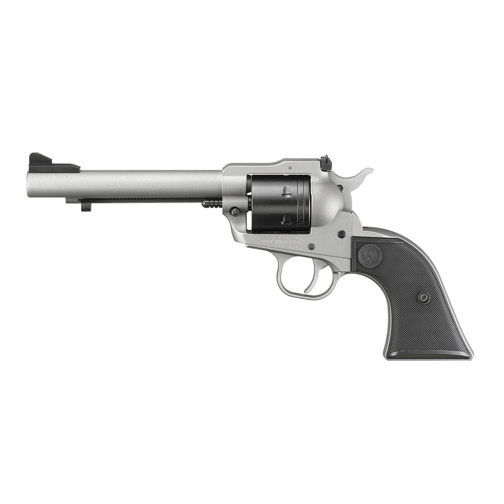 Ruger Super Wrangler 22 LR/22 Wmr Revolver 6 Round Silver Cerakote