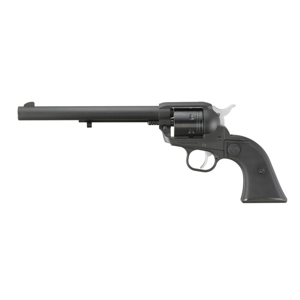 Ruger Wrangler 22LR 7.5 Black 6RD Revolver