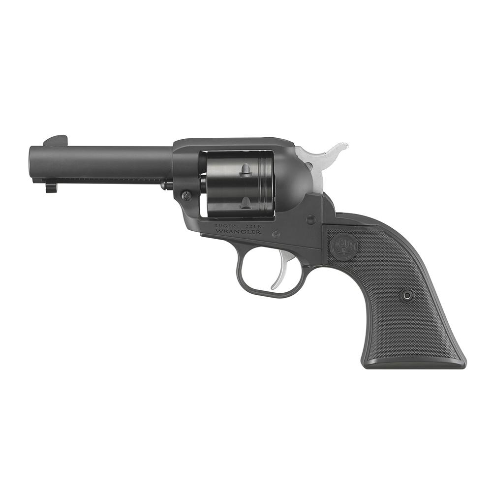 Ruger Wrangler 22LR 3.75 6-ROUND Black Cerakote Revolver
