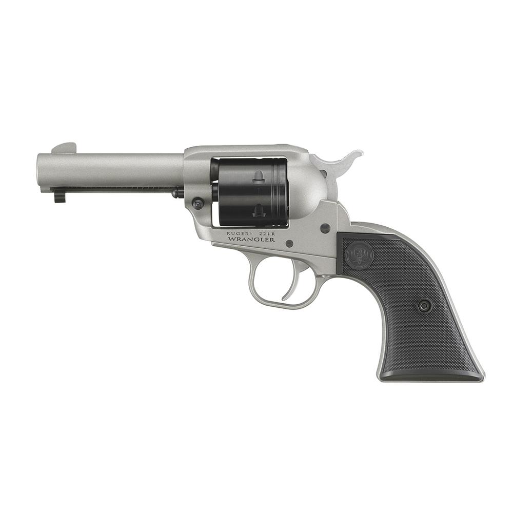 Ruger Wrangler 22LR Revolver 3.75 Barrel 6 Rounds Silver Cerakote