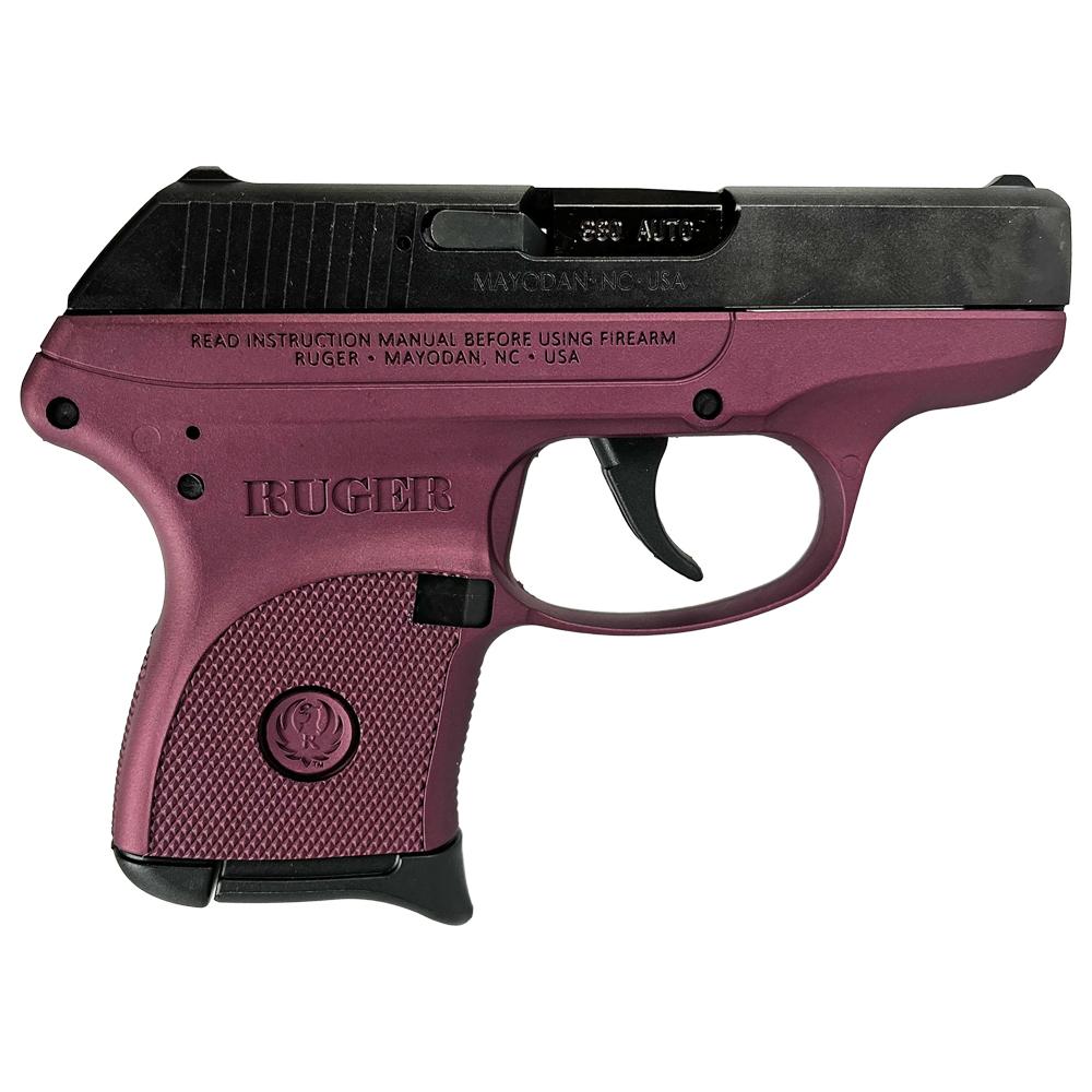 Ruger Lcp 380ACP Pistol 6-ROUND Black Cherry Frame