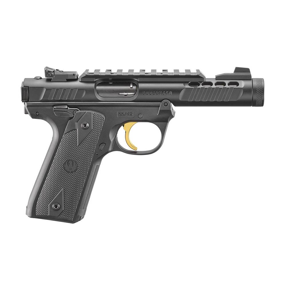 Ruger Mark Iv 22/45 Lite 22LR 10+1 Threaded Barrel Black