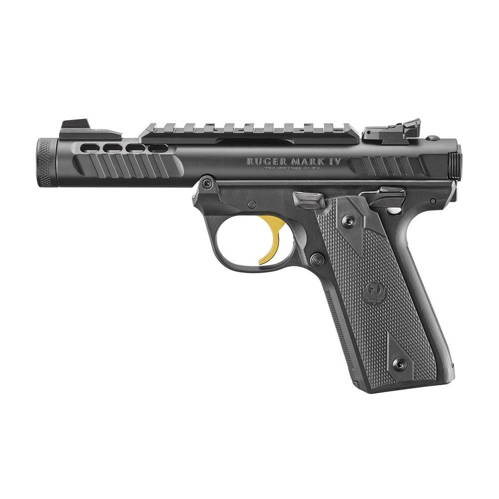 Ruger Mark Iv 22/45 Lite 22LR 10+1 Threaded Barrel Black