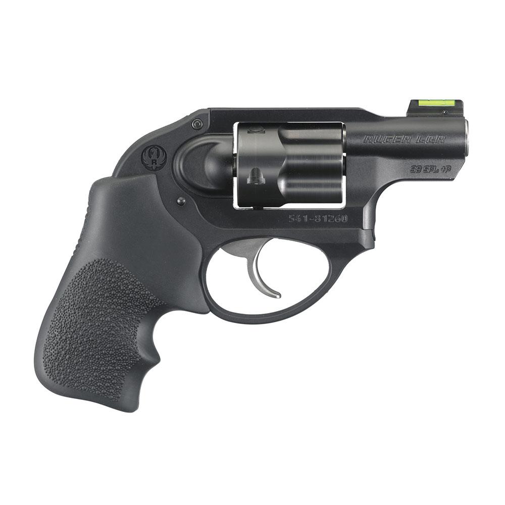 Ruger Lcr 38 Special +p 5RD Revolver, Fiber Optic Front Sight, Hogue Grip