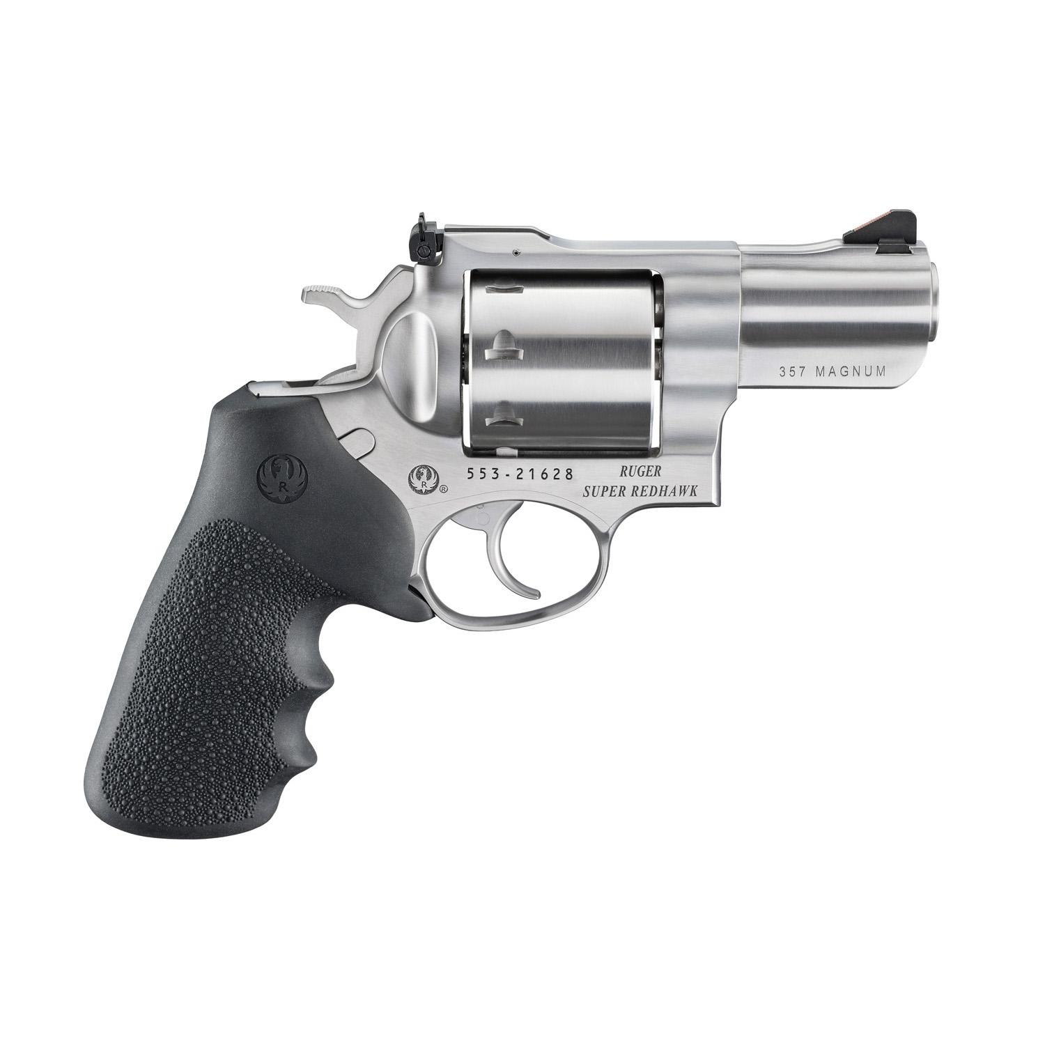 Ruger Super Redhawk 357MAG 8RD 2.5IN Stainless Steel Hogue Grip