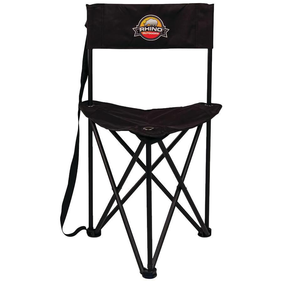 Rhino Chair Tri-pole Stool With Back