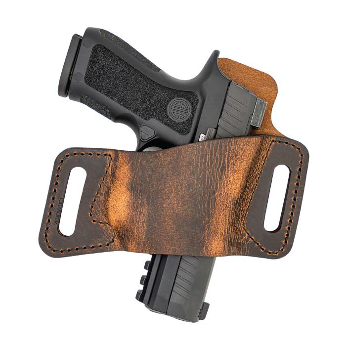 Versacarry Protector S1 Holster Distressed Brown Leather Rh SZ3
