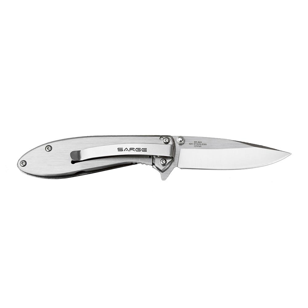 Sarge Hawk Chrome Swift Assist Folding Knife