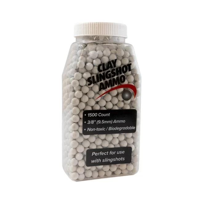Dac Clay Slingshot Ammo 1500 Ct - Biodegradable Beads