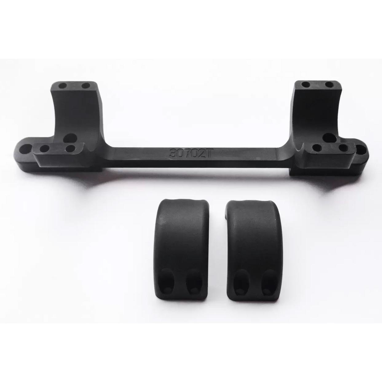 Remington 700 Short Action Low Mount Black