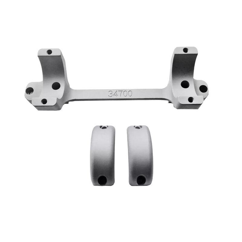 Remington 700 Long Action High Mount Silver