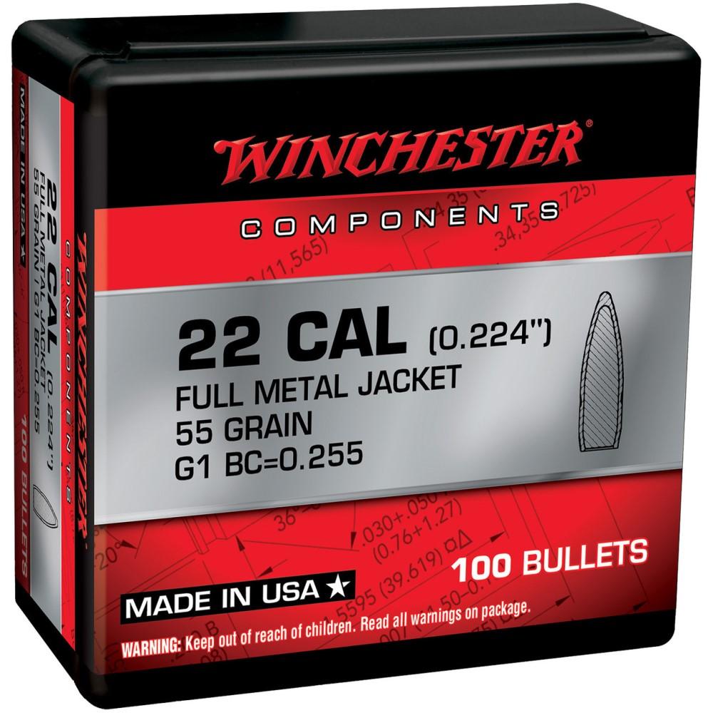 Winchester 5.56 Nato 55GR Fmj 100 Count