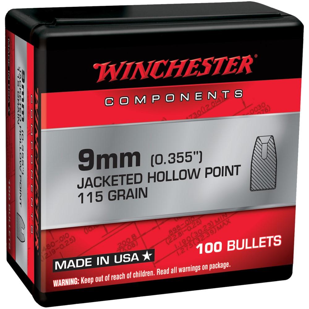 Winchester 9MM Luger 115GR Jhp 100 Count