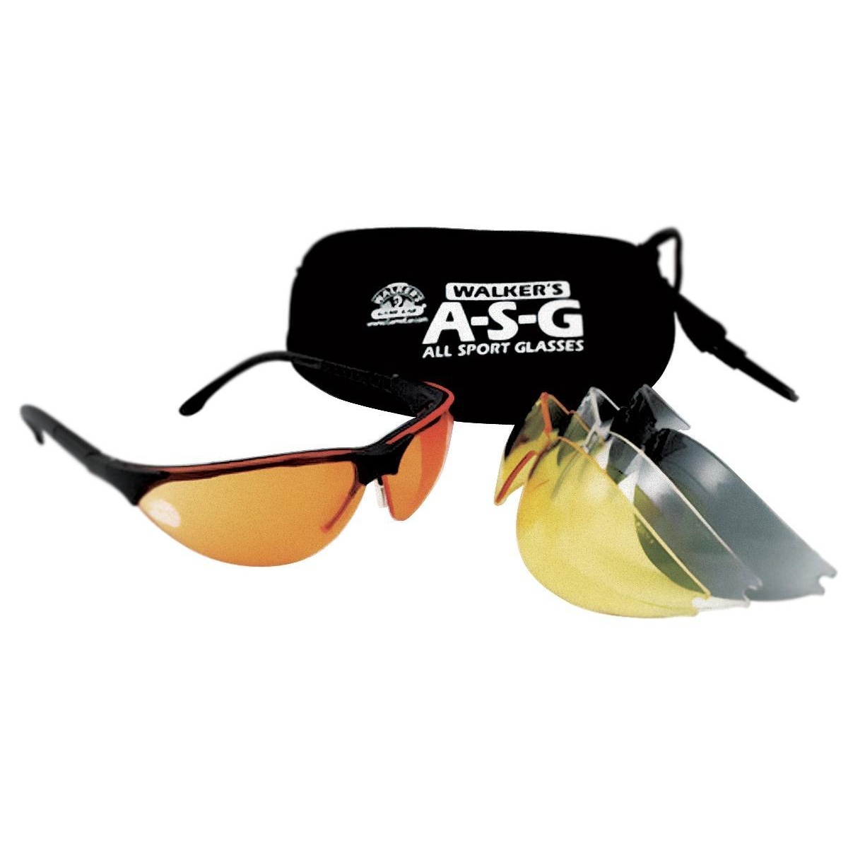 Walkers Game Ear Shooting Glasses With Interchangeable Lenses