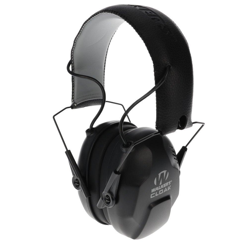 Walkers Cloak Dual Mic Electronic Muff Black