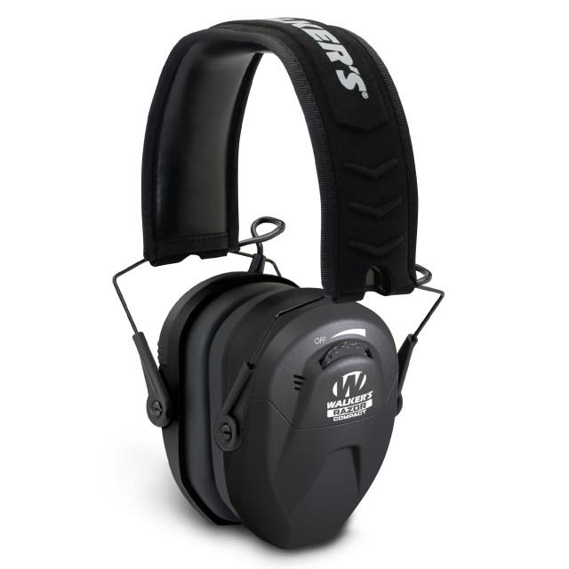 Walkers Razor Compact Electronic Muff - Black